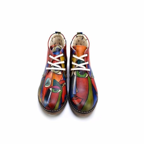 Goby Shoes - Cubist Ankle Boots - Picture 2 of 5
